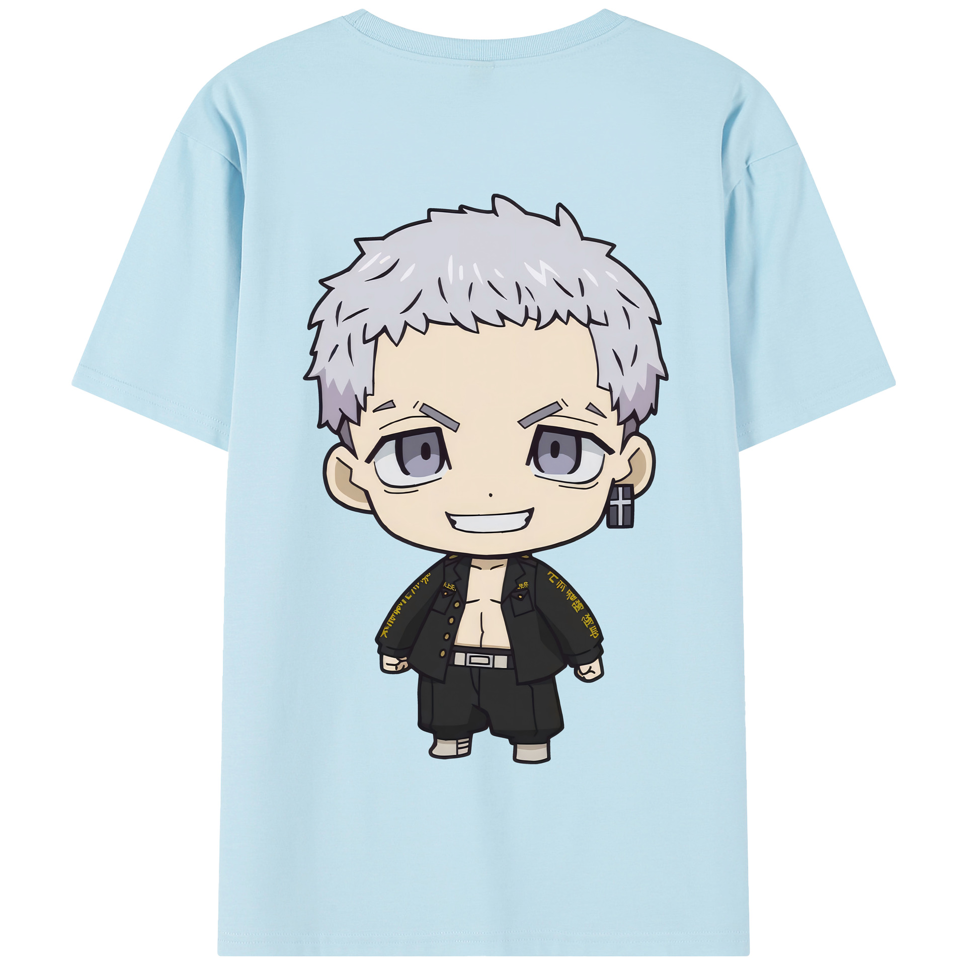 （画像用） 東京リベンジャーズ Tokyo Revengers 綿100％半袖Tシャツ（背面プリント）